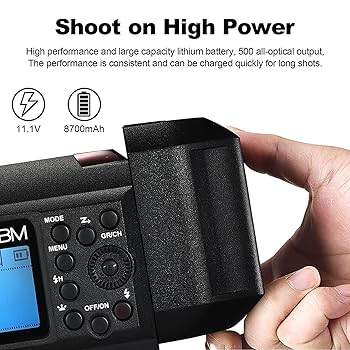 Godox AD600BM + H600Bバッテリーフラッシュキット Amazon.com : Godox AD600BM II AD600 BM II AD600BMII Flash